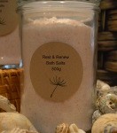 Jar of bath salts